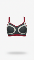 Motion sports bra with sculpted support