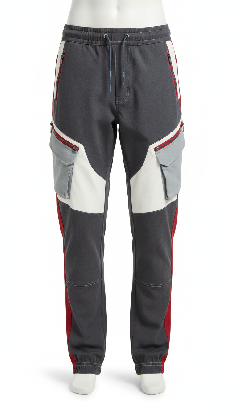 Technical jogger with urban stretch